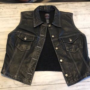 Ladies Gap Leather Vest